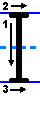 explanatory diagram of the proper way to print the capital letter i in English