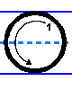 explanatory diagram of the proper way to print the capital letter o in English