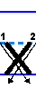 explanatory diagram of the proper way to print the small/lower case letter x in English